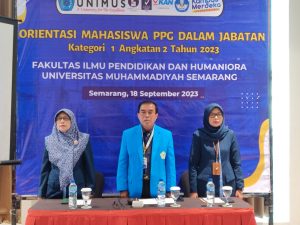 Read more about the article Orientasi Mahasiswa PPG Dalam Jabatan Kategori I Angkatan II Tahun 2023 Unimus