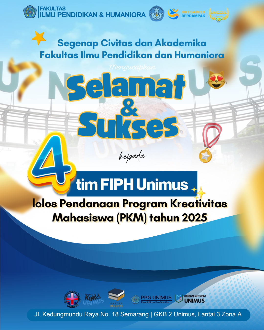 Read more about the article Selamat & Sukses kepada Dosen Pembimbing dan Mahasiswa!🤩