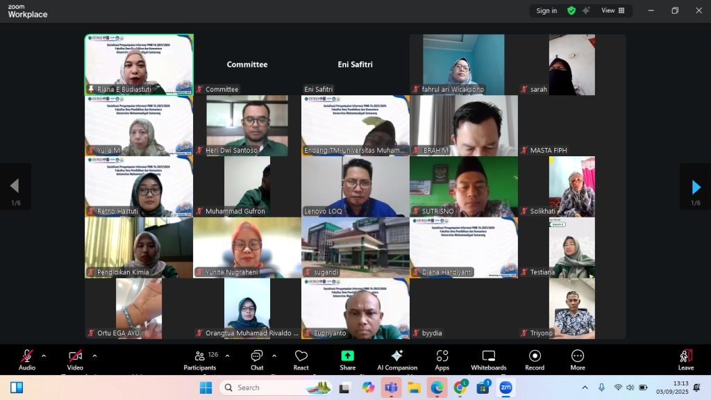 Sosialisasi Penyampaian Informasi PMB TA 2025/2026 FIPH – UNIMUS