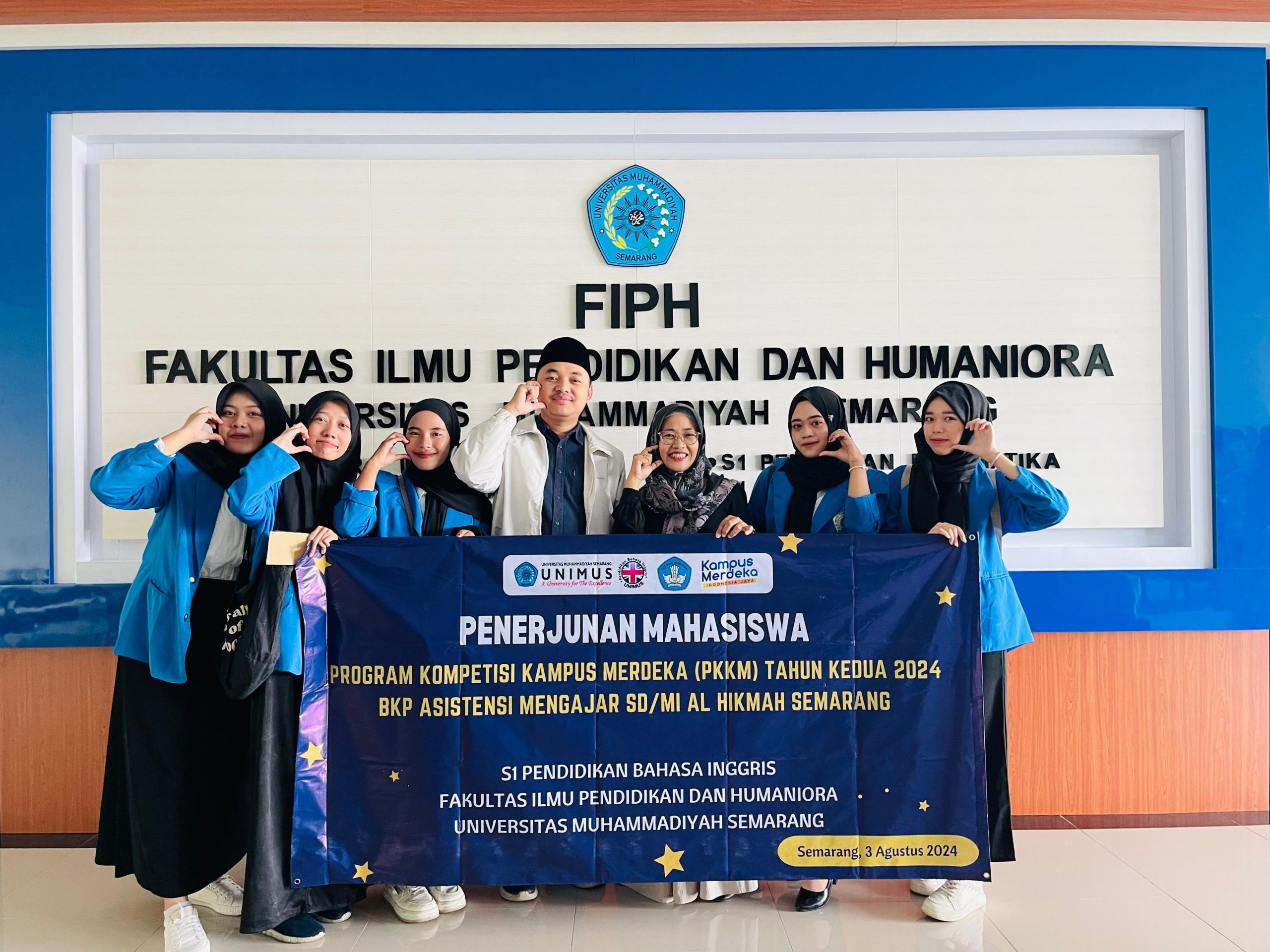 Read more about the article Penerjunan Mahasiswa PKKM Tahun ke-2 BKP Asistensi Mengajar di SD/MI Al Hikmah Semarang