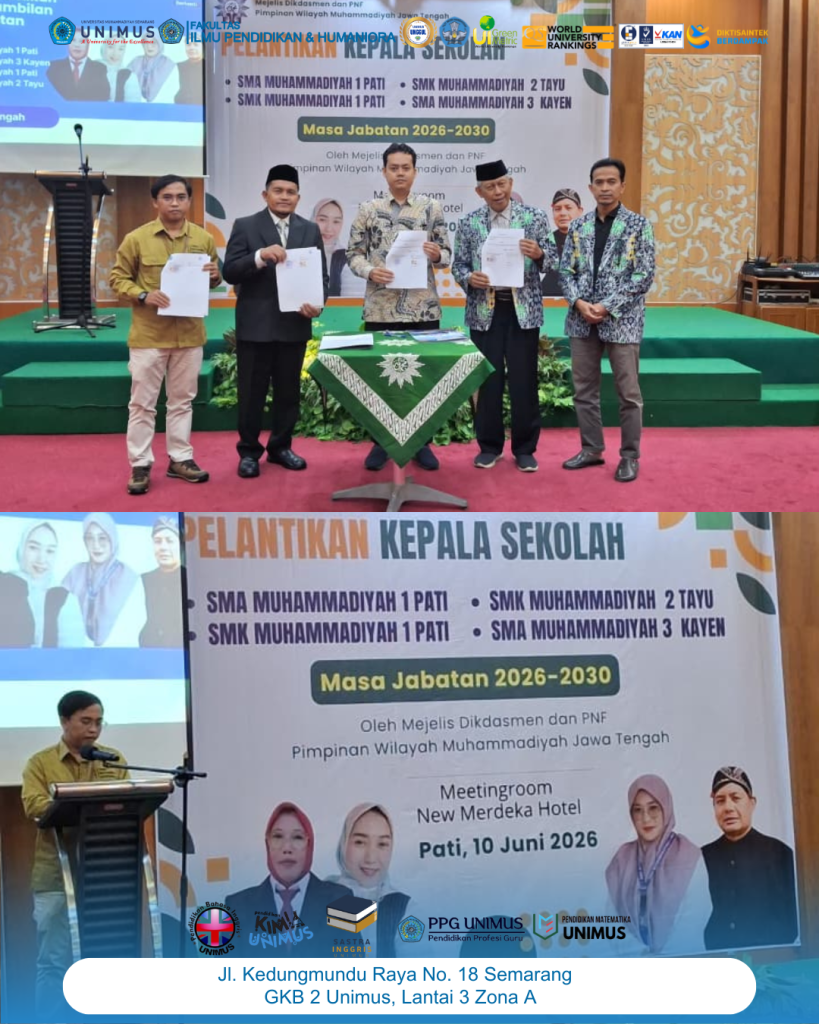 FIPH UNIMUS dan Majelis Dikdasmen PNF PWM Jawa Tengah Jalin Kerja Sama dalam Implementasi Catur Dharma Perguruan Tinggi