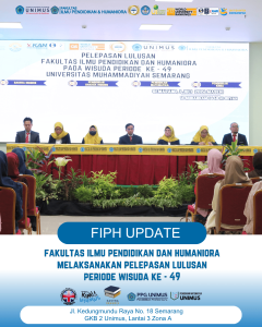 Read more about the article FIPH UNIMUS Lepas 54 Lulusan pada Pelepasan Wisuda Periode ke-49